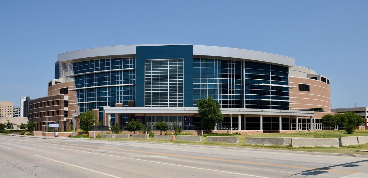 Paycom Center in Oklahoma City, home of the Thunder.